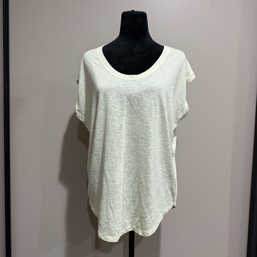Athleta Light Green Short Sleeve Tee